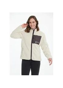 Fleecejacke WHISTLER "Sprocket" Gr. 46, beige (hellbeige) Damen Jacken mit Kontrast-Brusttasche