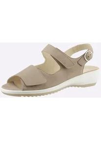 Waldläufer Sandalette WALDLÄUFER Gr. 6,5, beige (sesam) Damen Schuhe