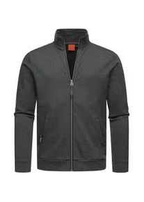 Kapuzensweatjacke Ragwear "Miet" Gr. M (50), grau (dunkelgrau) Herren Sweatjacken coole Basic Sweatjacke