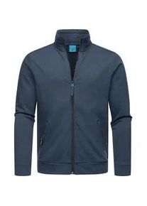 Kapuzensweatjacke Ragwear "Miet" Gr. M (50), blau (navy) Herren Sweatjacken coole Basic Sweatjacke