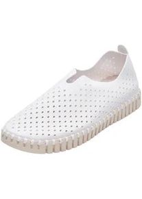 Sneaker Ilse Jacobsen "TULIP3275" Gr. 36, weiß Damen Schuhe Espadrille Slipper Praktisch, bequem, flexible Laufsohle, ohne Klebstoff