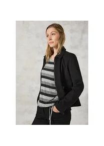 3/4-Arm-Shirt Cecil Gr. L (42), schwarz Damen Shirts Mit Streifen Muster