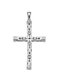 Kreuz-Anhänger Smart Jewel "Kreuz, Silber 925" Schmuckanhänger Gr. Onesize, Silber 925 (Sterlingsilber), silberfarben (silber) Herren