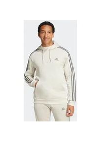 Kapuzensweatshirt Adidas SPORTSWEAR "ESSENTIALS 3STREIFEN HOODIE" Gr. XXL, silberfarben (aluminium) Herren Sweatshirts