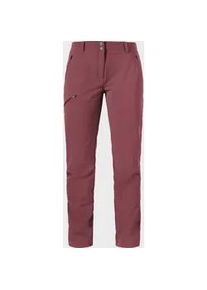 Schöffel Outdoorhose SCHÖFFEL "Pants Ascona Warm L" Gr. 46, Normalgrößen, pink (3825 - pink) Damen Hosen