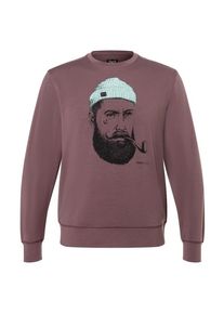 super.natural Sailor Crew Merinoshirt Herren Wandern (Gr 48/50 - M |lila)