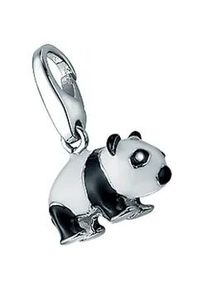 Charm-Einhänger Giorgio Martello MILANO "Panda, Silber 925" Charms silberfarben (silber) Damen