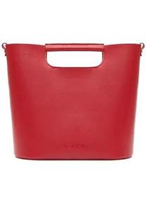 Schultertasche Gretchen "Crocus Shoulderbag" Gr. B/H/T: 13.5cm x 27cm x 33cm, rot Damen Taschen aus italienischem Rindsleder