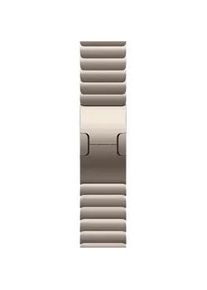 Apple Smartwatch-Armband "Gliederarmband" Uhrenarmbänder Gr. 15-20cm, beige (natur)