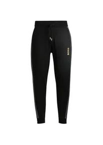 Sweatpants BOSS "Tracksuit Pan" Gr. L, N-Gr, schwarz Herren Hosen mit schmalem Bein