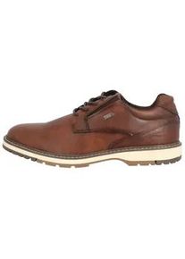 Schnürschuh Tom Tailor Gr. 44, braun (cognac used) Herren Schuhe Halbschuh, Businessschuh mit gepolstertem Schaftrand