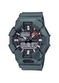 Chronograph Casio G-SHOCK Armbanduhren graublau Herren Quarzuhr, Armbanduhr, Herrenuhr, digital,Resinband,20 bar Wasserdichte