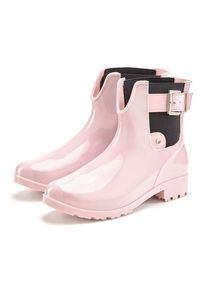Vivance Gummistiefelette pink Gr. 36 für Damen. Mit Zierschnalle