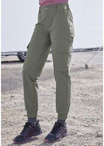 Vivance ACTIVE Trekkinghose grün Gr. 34 für Damen. Mit Logodruck. Bequem