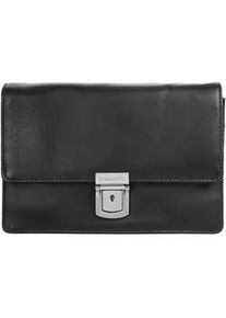 Handgelenktasche Bodenschatz Gr. B/H/T: 21cm x 14cm x 6cm onesize, schwarz Damen Taschen echt Leder