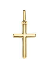 Ketten-Anhänger Firetti "Schmuck Geschenk Gold 333 Halsschmuck Anhänger für Halskette Kreuz" Schmuckanhänger Gr. Gelbgold 333, 0,35 g, goldfarben (gelbgoldfarben) Damen