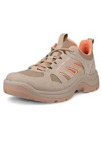 Sneaker Ecco "OFFROAD W" Gr. 36, beige (natur, orange) Damen Schuhe Freizeitschuh, Halbschuh, Schnürschuh für Outdoor