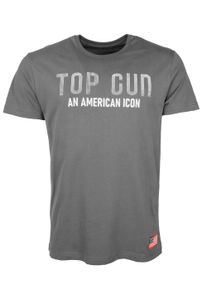 Top Gun Herren T-Shirt "TG20212009", grau, Gr. M, Obermaterial: 100% Baumwolle, Shirts