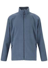 ZIGZAG Kinder Fleecejacke "Zap", blau, casual, Gr. 116, unifarben, 100% Polyester, Jacken, aus kuscheligem Funktionsmaterial