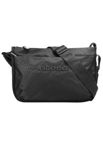 Chiemsee Damen Umhängetasche "APANATSCHI", schwarz, Kunstfaser, Strukturmuster, Taschen