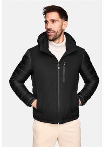 NEW CANADIAN Herren Steppjacke, schwarz, sportlich, Gr. 58, unifarben, 100% Polyester, Jacken, mit wasserabweisendem Finish