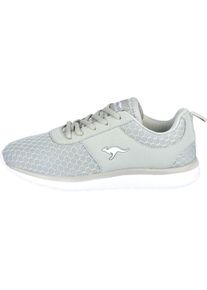 Kangaroos Damen Sneaker, Gr. 41, grau, Synthetik, Textil, sportlich, Schuhe