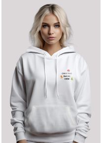 F4NT4STIC Damen Kapuzenpullover "Christmas Baking Crew", weiß, casual, Gr. XL, Obermaterial: 65% Baumwolle, 35% Polyester, Pullover, Premium