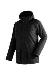 Maier Sports Herren Funktionsjacke "Knuth", schwarz, Gr. 52, 100% Polyester, Jacken, Herren Outdoorjacke, wind/wasserdichte Jacke, mTHERM Isolation
