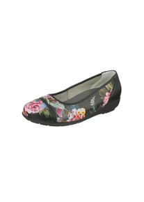 Natural Feet Damen Ballerina "Sanela", Gr. 36, bunt, Leder, casual, Schuhe, im floralen Design
