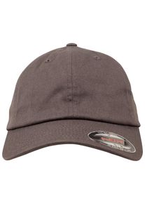 Flexfit Damen Flex Cap "Flexfit Accessoires Flexfit Cotton Twill Dad Cap", grau, casual, Gr. S, unifarben, 98% Baumwolle, 2% Elasthan, Caps