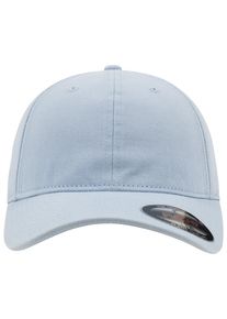 Flexfit Damen Flex Cap "Flexfit Unisex Flexfit Garment Washed Cotton Dad Hat", blau, casual, Gr. L, unifarben, 98% Baumwolle, 2% Elasthan, Caps