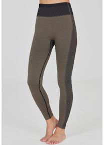 ENDURANCE ATHLECIA ATHLECIA Damen Trainingstights "Powerfull", grün, sportlich, Gr. S, mehrfarbig, 59% Nylon, 30% Polyester, 11% Elasthan, Hosen, mit flachen Nähten