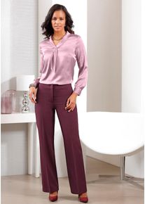 Lady Damen Satinbluse, rosa, Gr. 36, unifarben, 97% Polyester, 3% Elasthan, Blusen