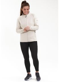 Endurance Damen Fleecejacke "Almaty", beige, casual, Gr. 42, unifarben, 94% Polyester, 6% Elasthan, Jacken, mit superweichem Stretchmaterial