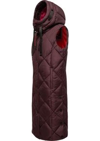 Navahoo Damen Steppweste "Schnuckel", rot, modisch, Gr. XL, Oberstoff: 100% Polyester; Futter: 100% Polyester; Wattierung: 100% Polyester, Westen,