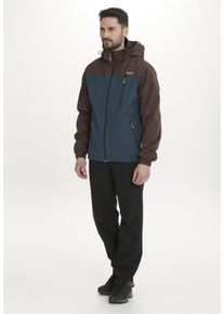 WEATHER REPORT Herren Outdoorjacke "DELTON W-PRO15000", braun, casual, Gr. L, bedruckt, mehrfarbig, 94% Polyester, 6% Elasthan, Jacken, mit