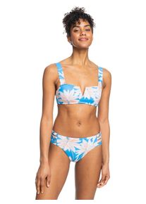 Roxy Damen Triangel-Bikini "Roxy Love The Cocoa", blau, Gr. XS, 74% Nylon, 26% Elasthan, Bikini-Sets