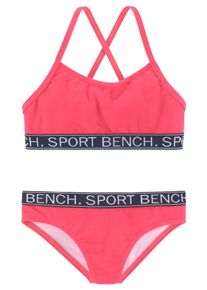 Bench. Kinder Bustier-Bikini "Yva Kids", pink, Gr. 122, Recycling-Polyamid, Bikini-Sets, in sportlichem Design und Farben