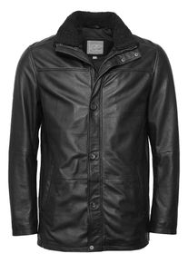 JCC Herren Lederjacke "31023634", schwarz, Gr. 48, Obermaterial: 100% Leder, Schaf; Futter: 100% Polyester / Wattierung: 100% Polyester, Jacken
