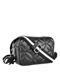 Damen Umhängetasche "Midnight Blossom", Collezione Alessandro, schwarz, Leder, Taschen, aus italienischem Leder