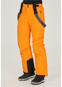 WHISTLER Kinder Skihose "Fairfax", orange, sportlich, Gr. 140, unifarben, 100% Polyester, Hosen, mit wind- und wasserdichter Funktionsmembran