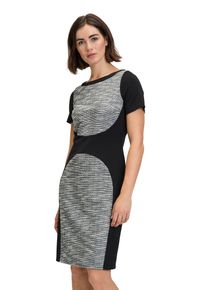 Vera Mont Damen Etuikleid "Vera Mont Etuikleid figurbetont", schwarz-weiß, klassisch, Gr. 42, Jersey, Obermaterial: 92% Polyester, 8% Polyester