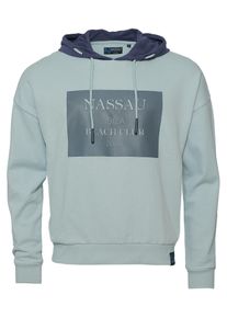 NASSAU BEACH Herren Kapuzenpullover "NB231051", blau, Gr. L, 100% Baumwolle, Pullover