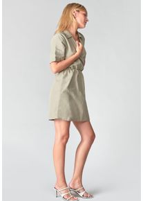 Damen Jerseykleid "FLOE", beige, Gr. XS, Le Temps Des Cerises, unifarben, 100% Baumwolle, Kleider, in gewickeltem Design