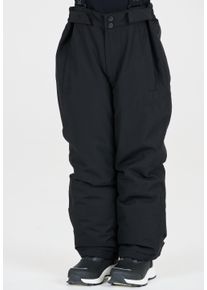 ZIGZAG Kinder Skihose "Soho", schwarz, casual, Gr. 92, unifarben, 88% Polyester, 12% Elasthan, Hosen, mit abnehmbaren Hosenträgern