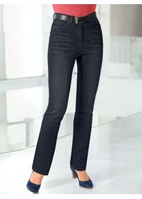Casual Looks Damen 5-Pocket-Jeans, blau, Gr. 205, unifarben, 78% Baumwolle, 20% Polyester, 2% Elasthan, Jeans