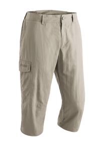 Maier Sports Herren Caprihose "Jens", beige, Gr. 56, 100% Polyamid, Hosen, Vielseitige Funktionshose, perfekt zum Wandern und Freizeit