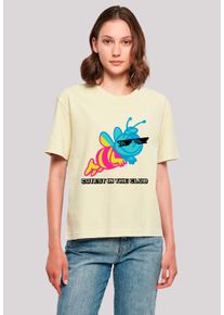 F4NT4STIC Damen T-Shirt "Die Biene Maja Cutest In Club", gelb, casual, Gr. XXL, Obermaterial: 100% Baumwolle, Shirts, Nostalgie, Retro, Heroes of