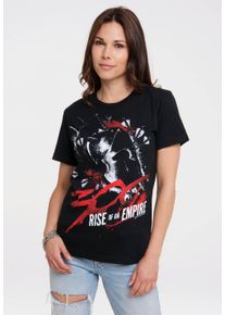 logoshirt Damen T-Shirt "300 – Rise of an Empire", schwarz, casual, Gr. XXL, bedruckt, 100% Baumwolle, Shirts, mit lizenziertem Print