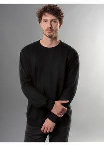 TRIGEMA Herren Sweatshirt "TRIGEMA Sweatshirt", schwarz, Basic, Gr. 5XL, 70% Baumwolle, 30% Polyester, Sweatshirts